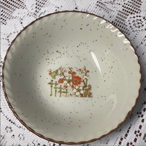 Hand painted antique Japanese dish